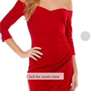 Red Evening Dress size 7 NWT